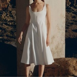 Club Monaco Wide Neck Panel Dress